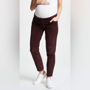 NWT Hatch The Boyfriend Corduroy In Wine Size XS/S Hatch Size 0‎
